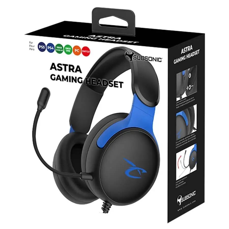 Subsonic Multi Astra Gamer Headset Black/Blue