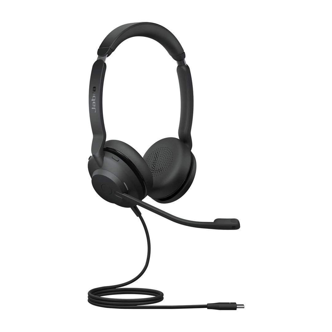 Jabra Evolve2 30 USB-C UC Stereo Headset Black