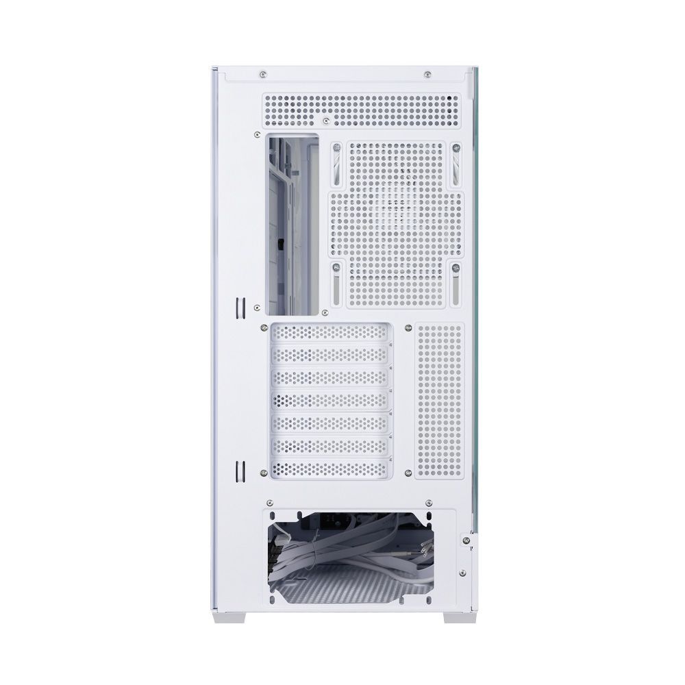 Zalman P40 DS RGB Tempered Glass White