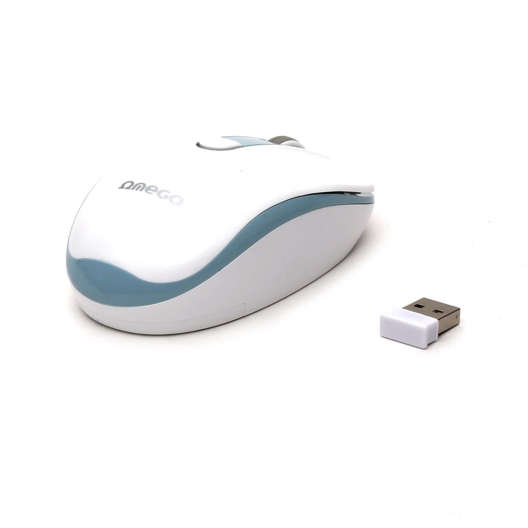 Platinet Omega OM220 Wireless mouse White/Blue Platinet Omega OM220 Wireless mouse White/Blue