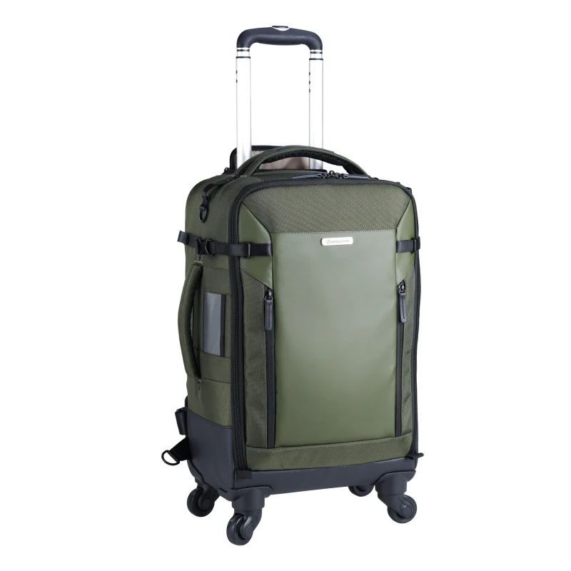 Vanguard VEO Select 58T Camera Trolley Bag/Backpack 2-in-1 4-Wheel Spinner Bag Green
