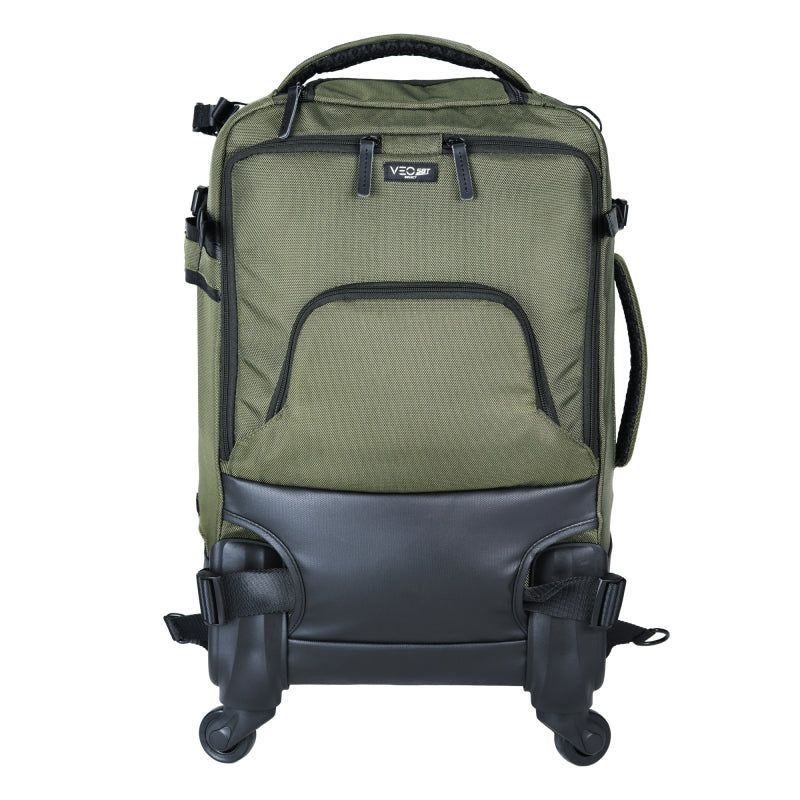 Vanguard VEO Select 58T Camera Trolley Bag/Backpack 2-in-1 4-Wheel Spinner Bag Green
