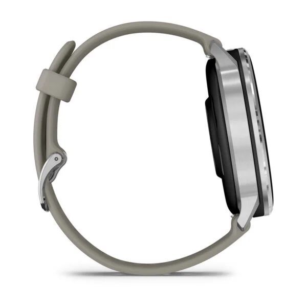 Garmin Venu 4 45mm Silver with Silver Gray Silicone Band