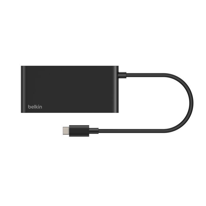 Belkin Connect 5-Port USB-C Hub with Dual USB-C Ports Black