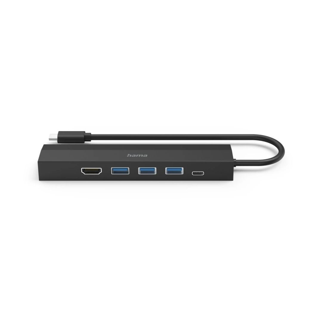 Hama USB 3.1 TYPE-C 6IN1 Dokkoló Black