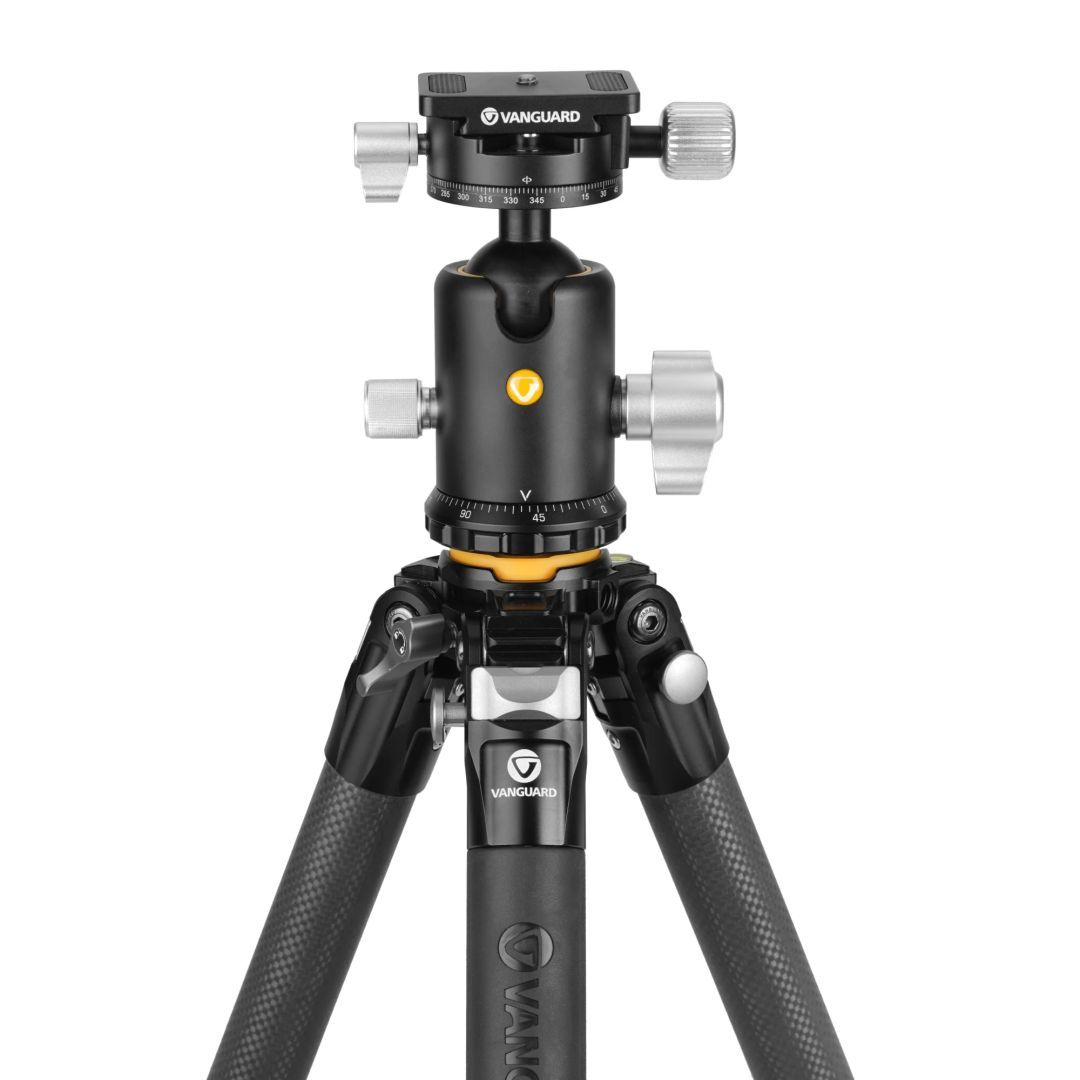 Vanguard 304CB-250S Carbon Tripod w/ Dual-Axis Ball Head for Cameras & Smartphones