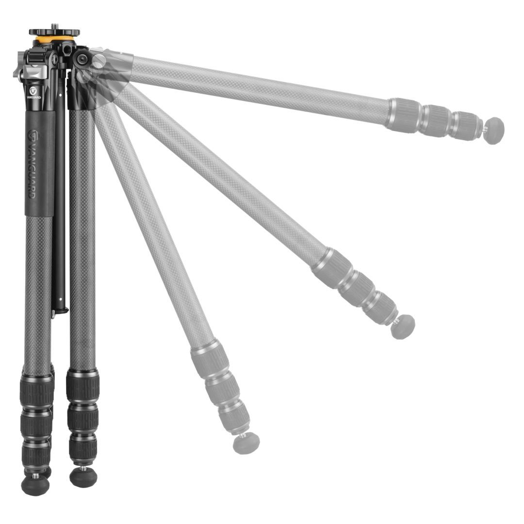 Vanguard 304CB-250S Carbon Tripod w/ Dual-Axis Ball Head for Cameras & Smartphones