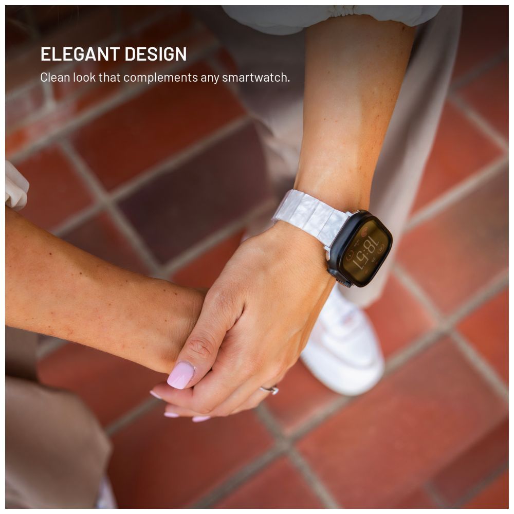 FIXED szilikon óraszíj Apple Watch 38/40/41mm készülékhez, rózsaszín