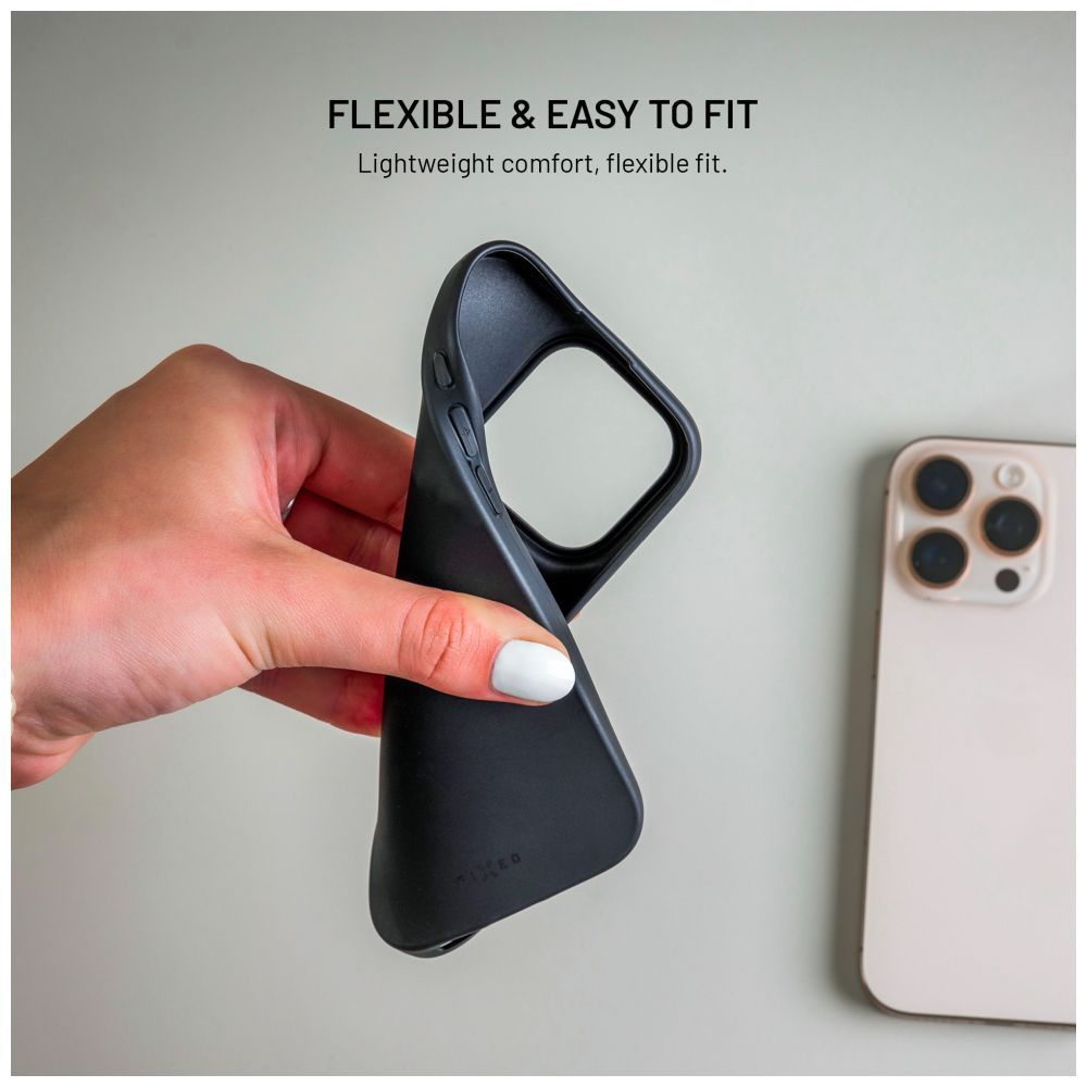 FIXED gumírozott hátlap Motorola Moto G86 5G/Power készülékhez, fekete