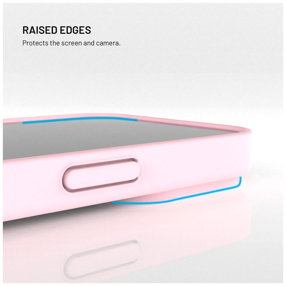 FIXED gumírozott hátlap Motorola Moto G86 5G/Power készülékhez, rózsaszín