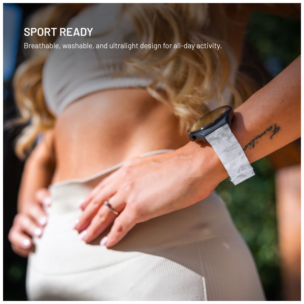 FIXED szilikon óraszíj Quick Release 22mm készülékhez, rózsaszín