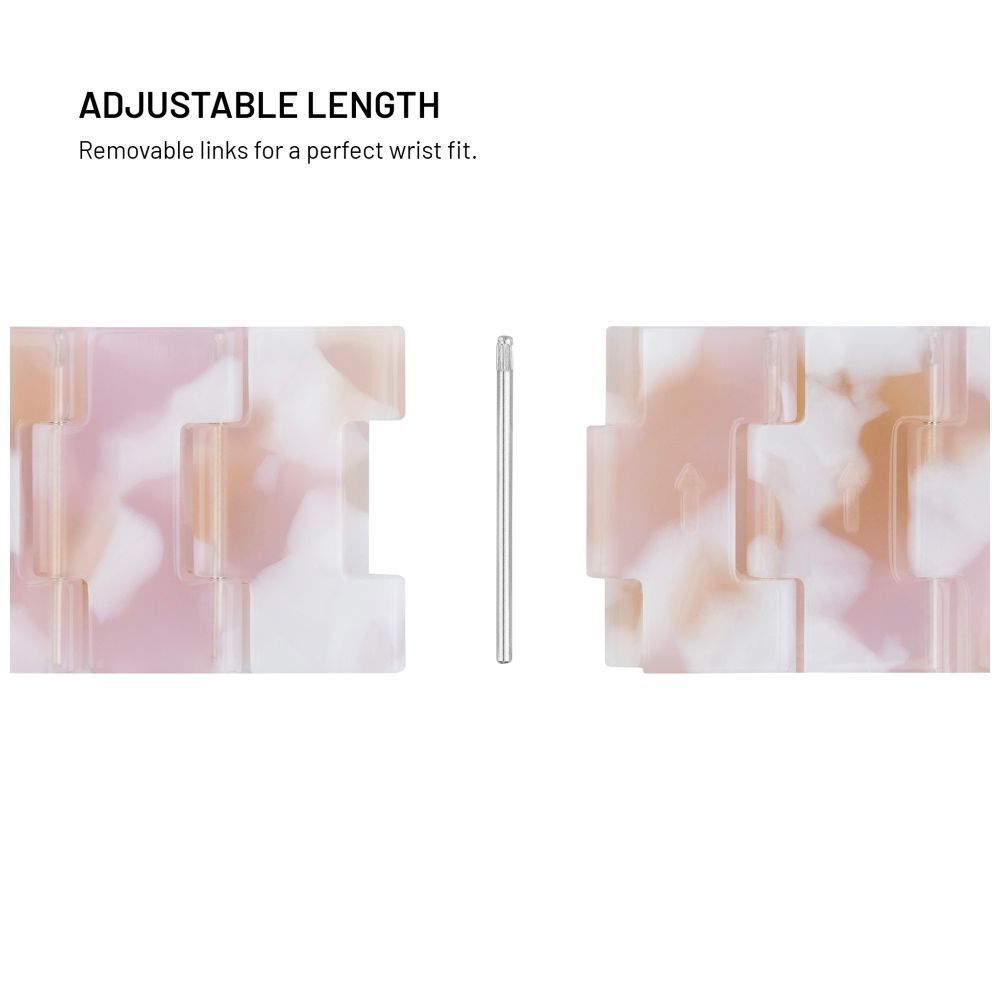 FIXED szilikon óraszíj Quick Release 20mm készülékhez, rózsaszín