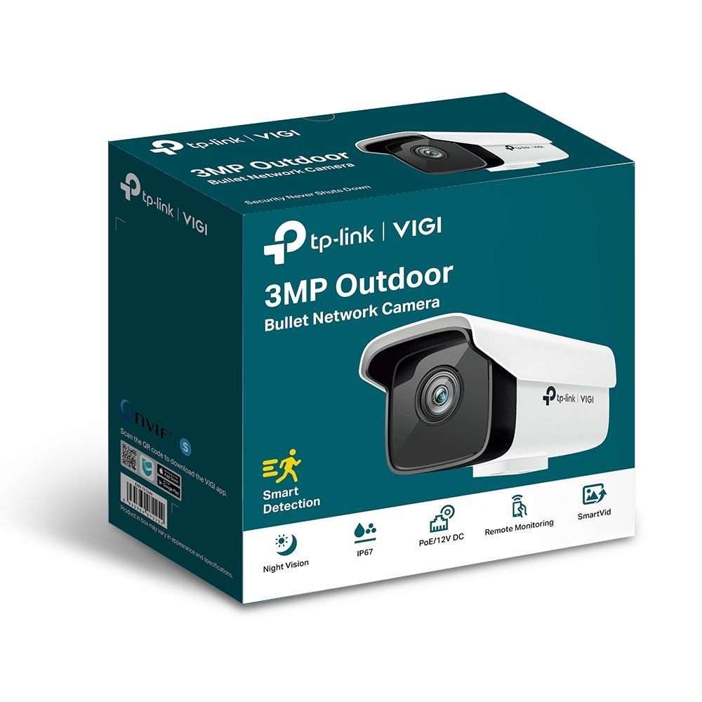 TP-Link VIGI C300HP (4mm) 3MP Outdoor Bullet Network Camera