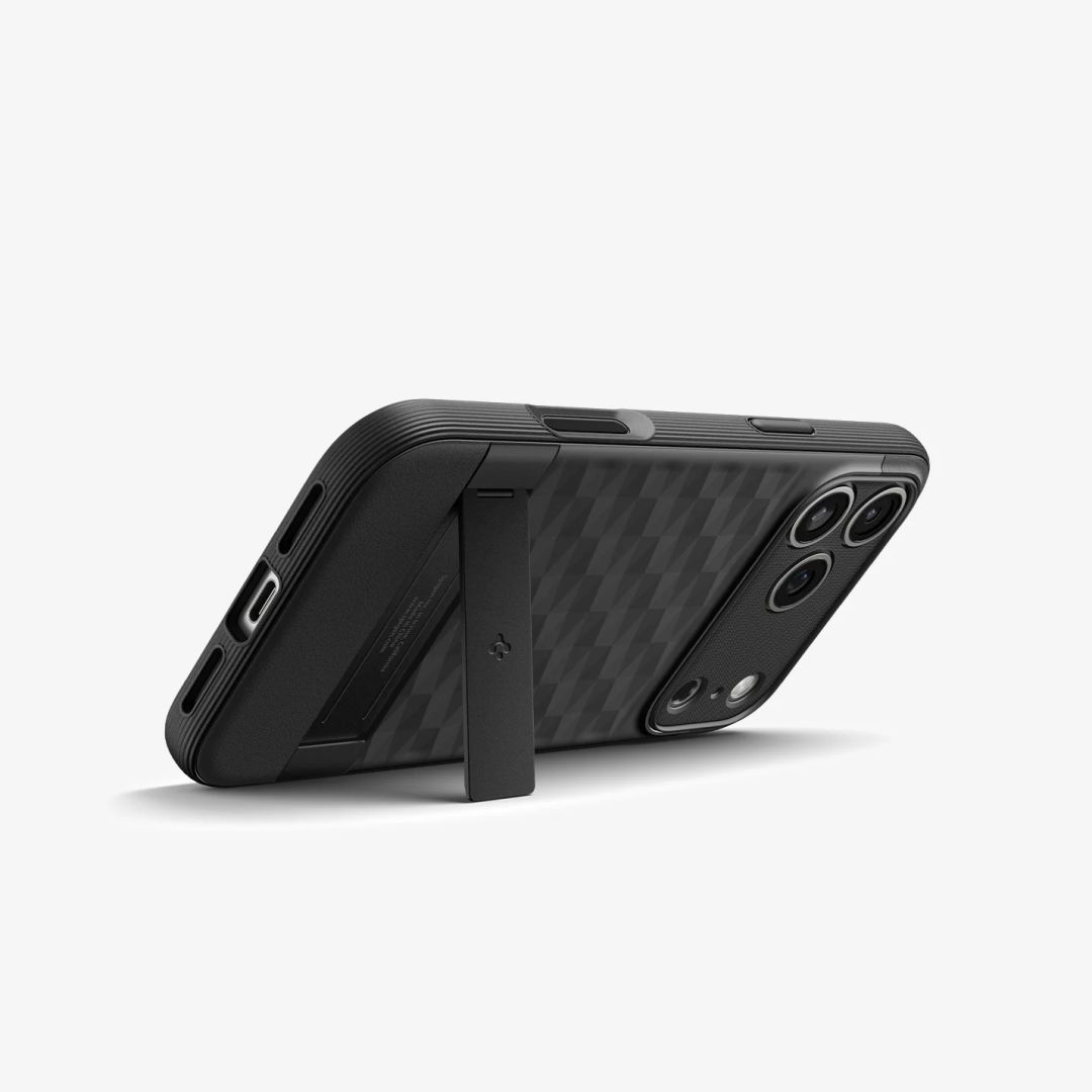 Spigen Parallax S MagSafe case for iPhone 17 Pro Max Matte Black