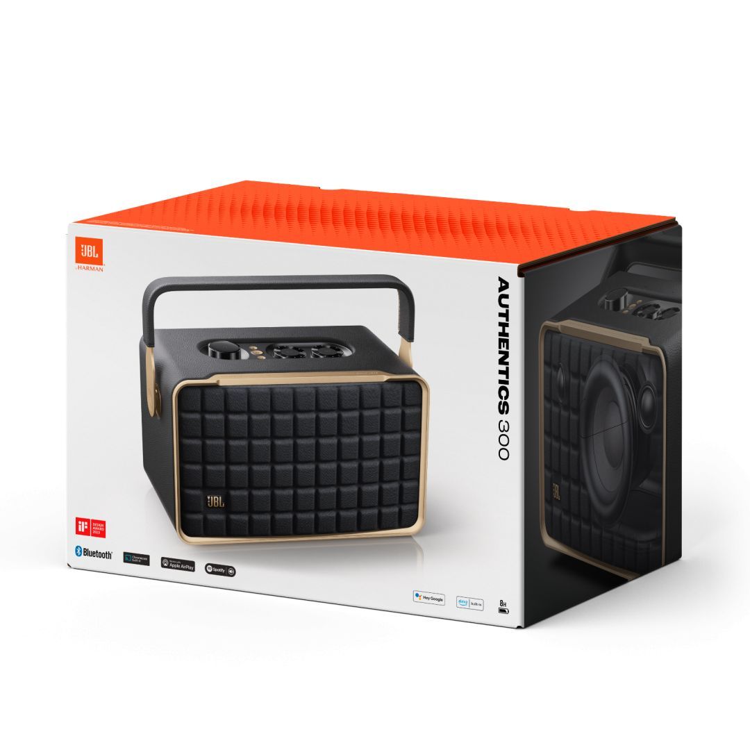 JBL Authentics 300 Bluetooth Speaker Black/Gold