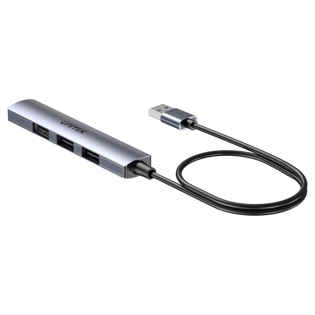 Unitek Compact USB-A HUB Grey