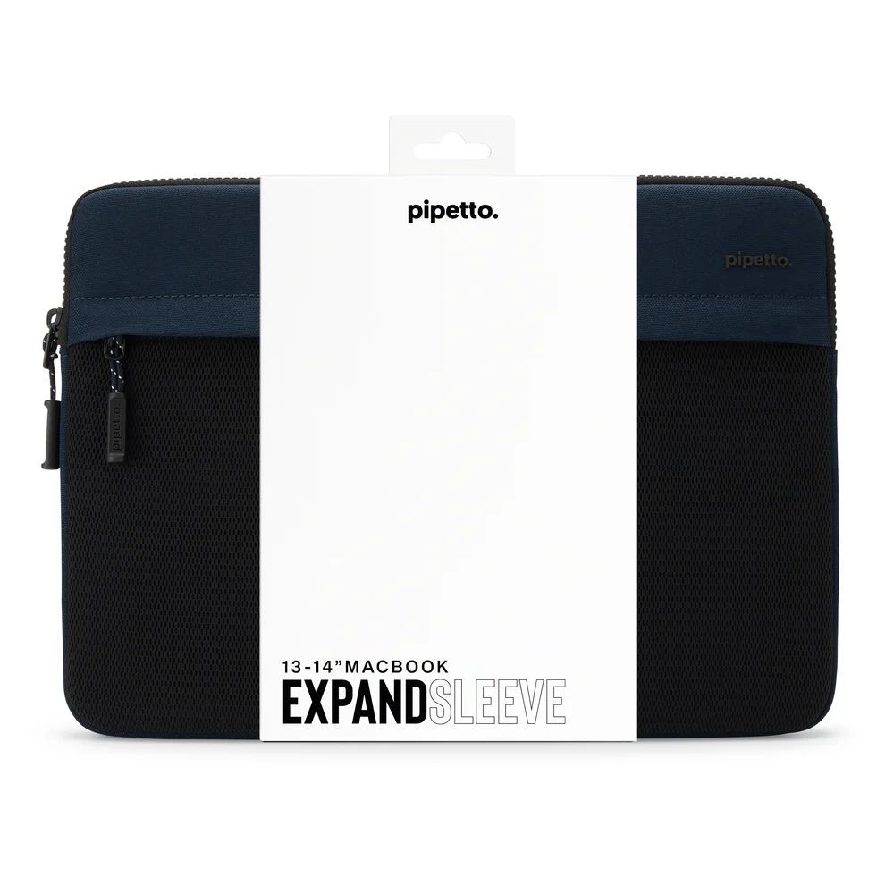 Pipetto Expand Sleeve bag for MacBook Pro 14/Air 13.6 Dark Blue Pipetto Expand Sleeve bag for MacBook Pro 14/Air 13.6 Dark Blue