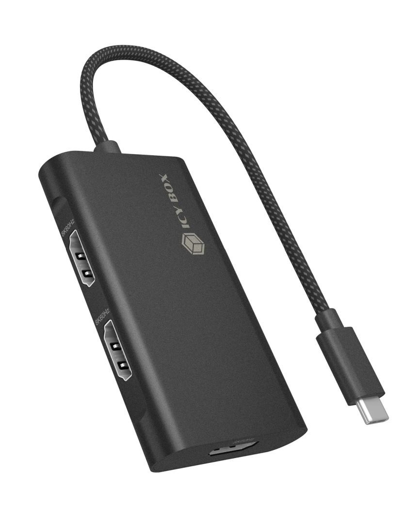 Raidsonic IcyBox IB-AD1030-C Adapter USB-C to Triple HDMI 4K Raidsonic IcyBox IB-AD1030-C Adapter USB-C to Triple HDMI 4K