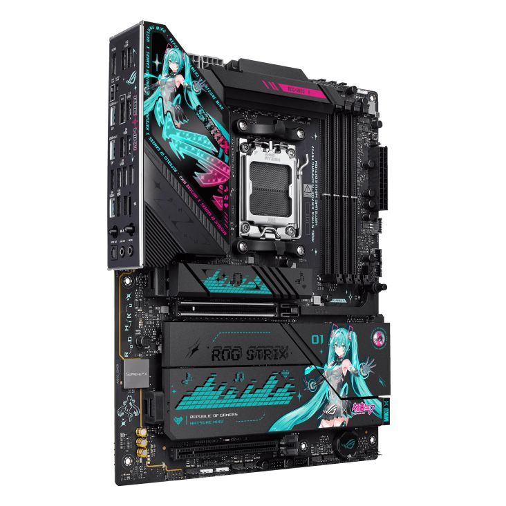 Asus ROG STRIX X870E-H GAMING WIFI7 HATSUNE MIKU EDITION Asus ROG STRIX X870E-H GAMING WIFI7 HATSUNE MIKU EDITION