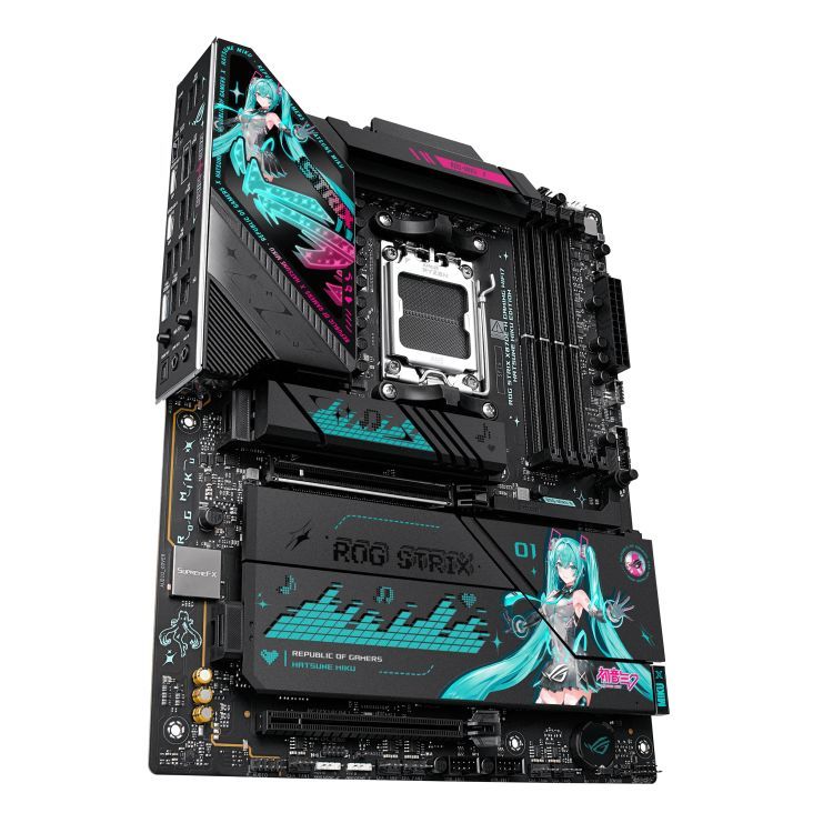 Asus ROG STRIX X870E-H GAMING WIFI7 HATSUNE MIKU EDITION Asus ROG STRIX X870E-H GAMING WIFI7 HATSUNE MIKU EDITION