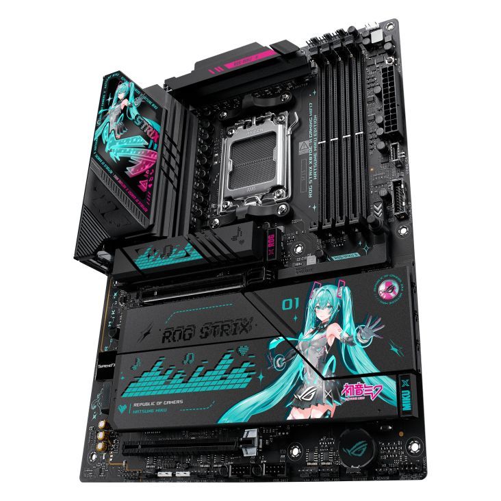 Asus ROG STRIX X870E-H GAMING WIFI7 HATSUNE MIKU EDITION Asus ROG STRIX X870E-H GAMING WIFI7 HATSUNE MIKU EDITION