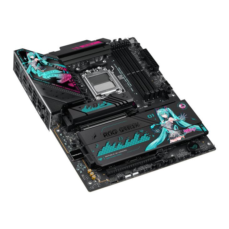 Asus ROG STRIX X870E-H GAMING WIFI7 HATSUNE MIKU EDITION Asus ROG STRIX X870E-H GAMING WIFI7 HATSUNE MIKU EDITION