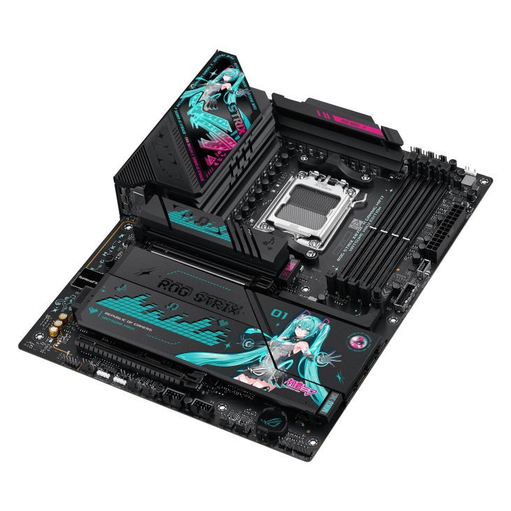 Asus ROG STRIX X870E-H GAMING WIFI7 HATSUNE MIKU EDITION Asus ROG STRIX X870E-H GAMING WIFI7 HATSUNE MIKU EDITION