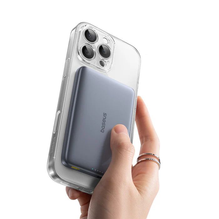 Baseus PicoGo Ultra-Slim Qi2 Magnetic 10000mAh PowerBank Grey