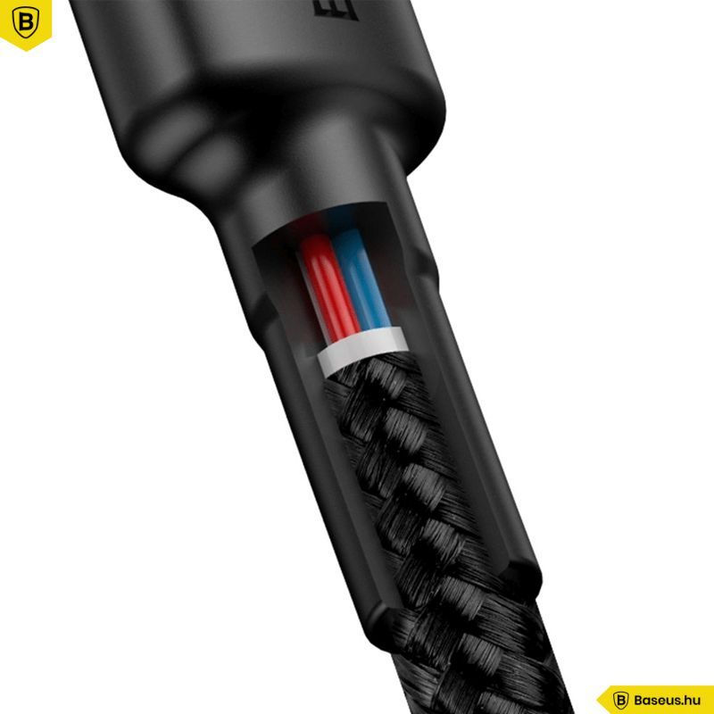 Baseus Cafule USB-C Cable 2m Black Baseus Cafule USB-C Cable 2m Black