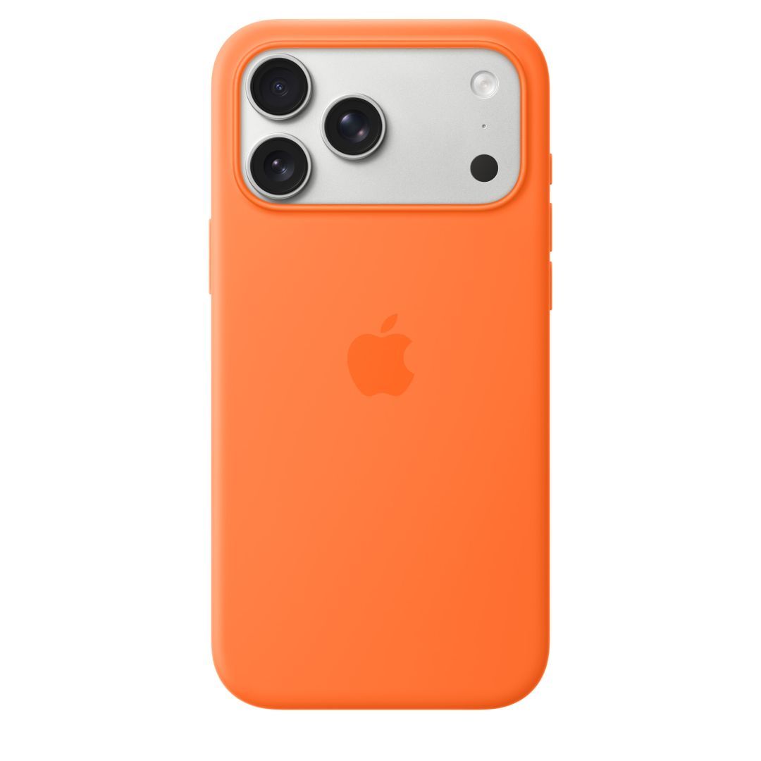 Apple iPhone 17 Pro Max Silicone Case with MagSafe Orange