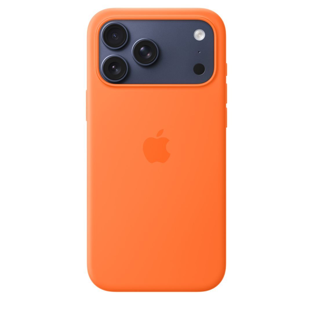 Apple iPhone 17 Pro Max Silicone Case with MagSafe Orange