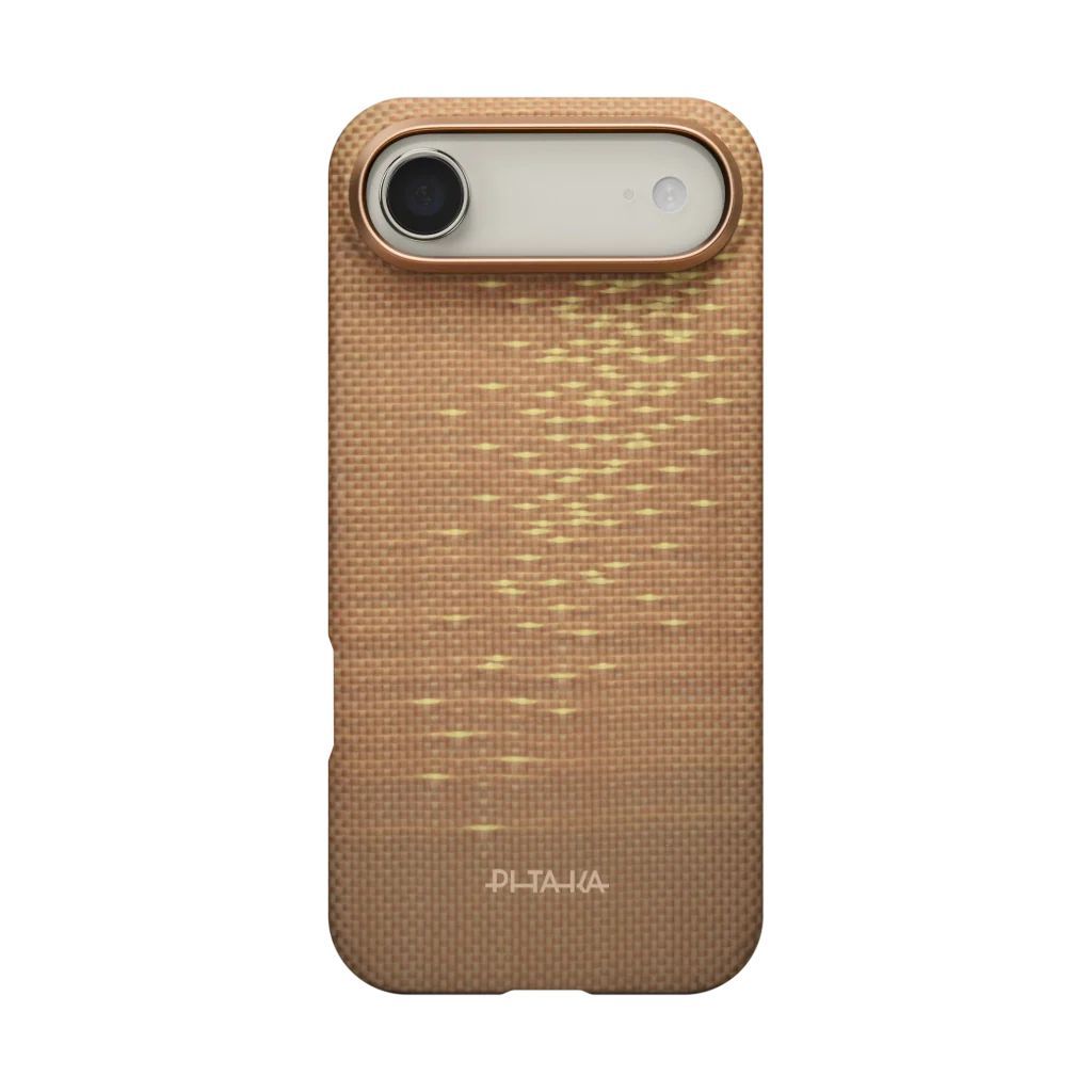 Pitaka Ultra-Slim Case for iPhone Air Golden Glint