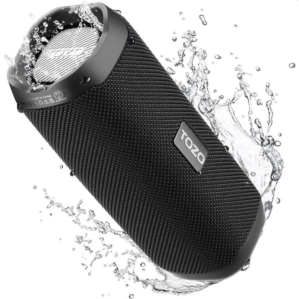 TOZO PA2 Bluetooth Speaker Black TOZO PA2 Bluetooth Speaker Black