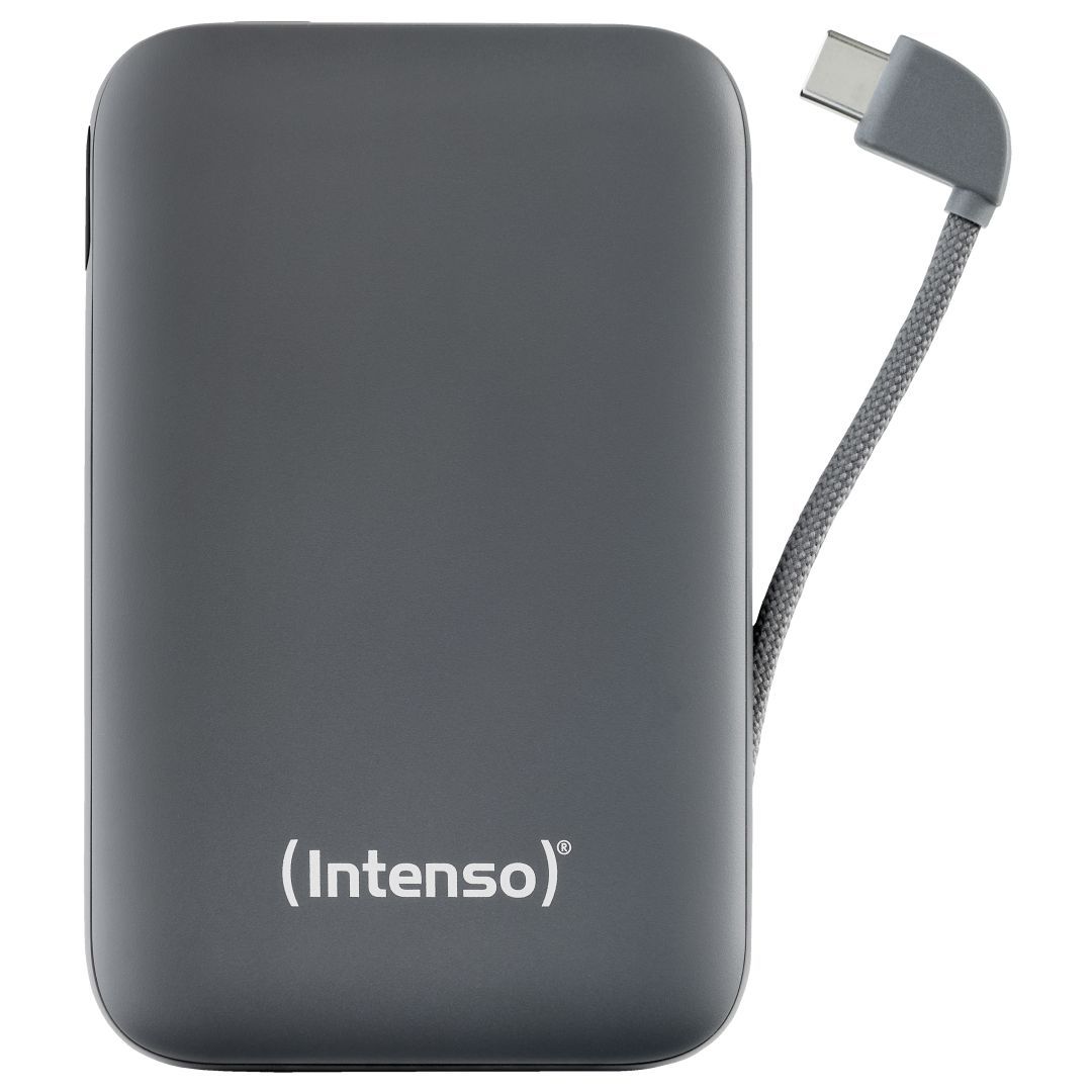 Intenso S10000 10000mAh + Integriertes USB-C PowerBank Grey