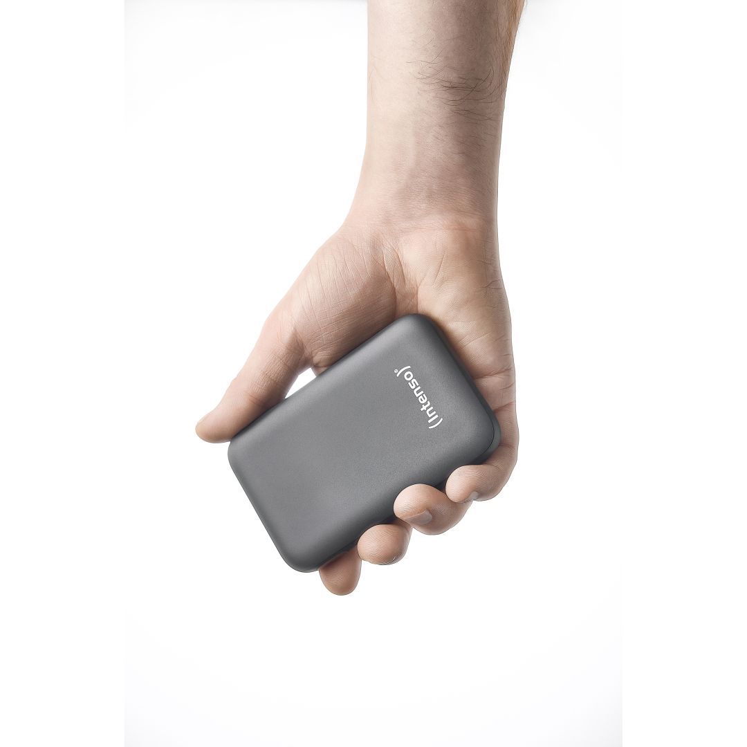 Intenso S10000 10000mAh + Integriertes USB-C PowerBank Grey