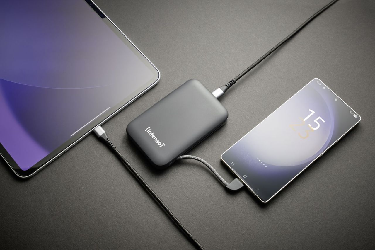 Intenso S10000 10000mAh + Integriertes USB-C PowerBank Grey