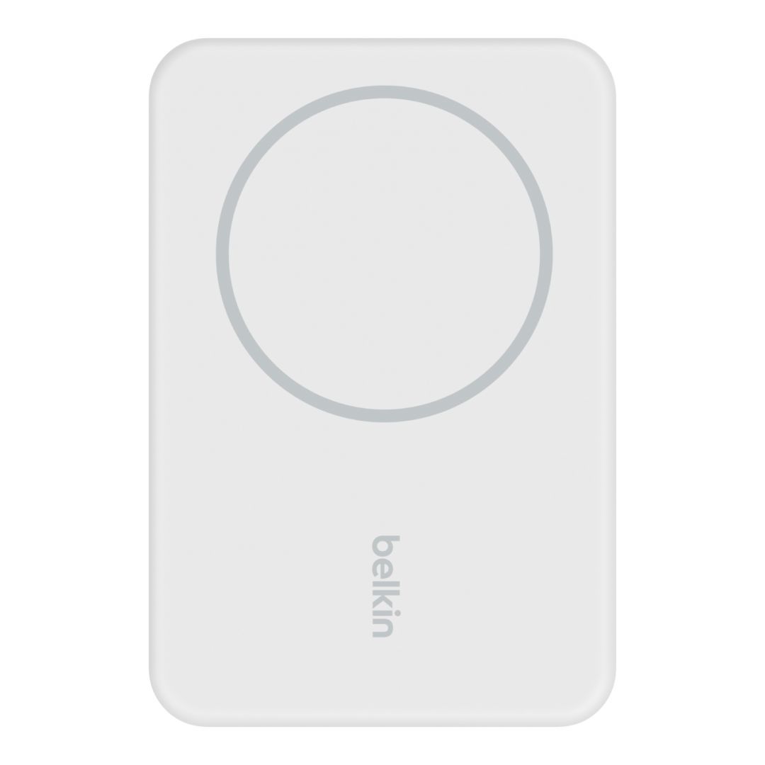 Belkin BPD004BTWT BoostCharge Magnetic Wireless 5000mAh PowerBank + Stand White