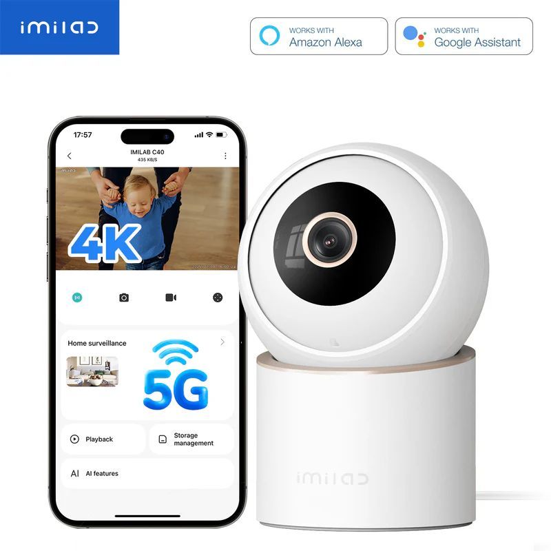 Xiaomi Imilab C40 4K WiFi Plug-in Indoor Camera