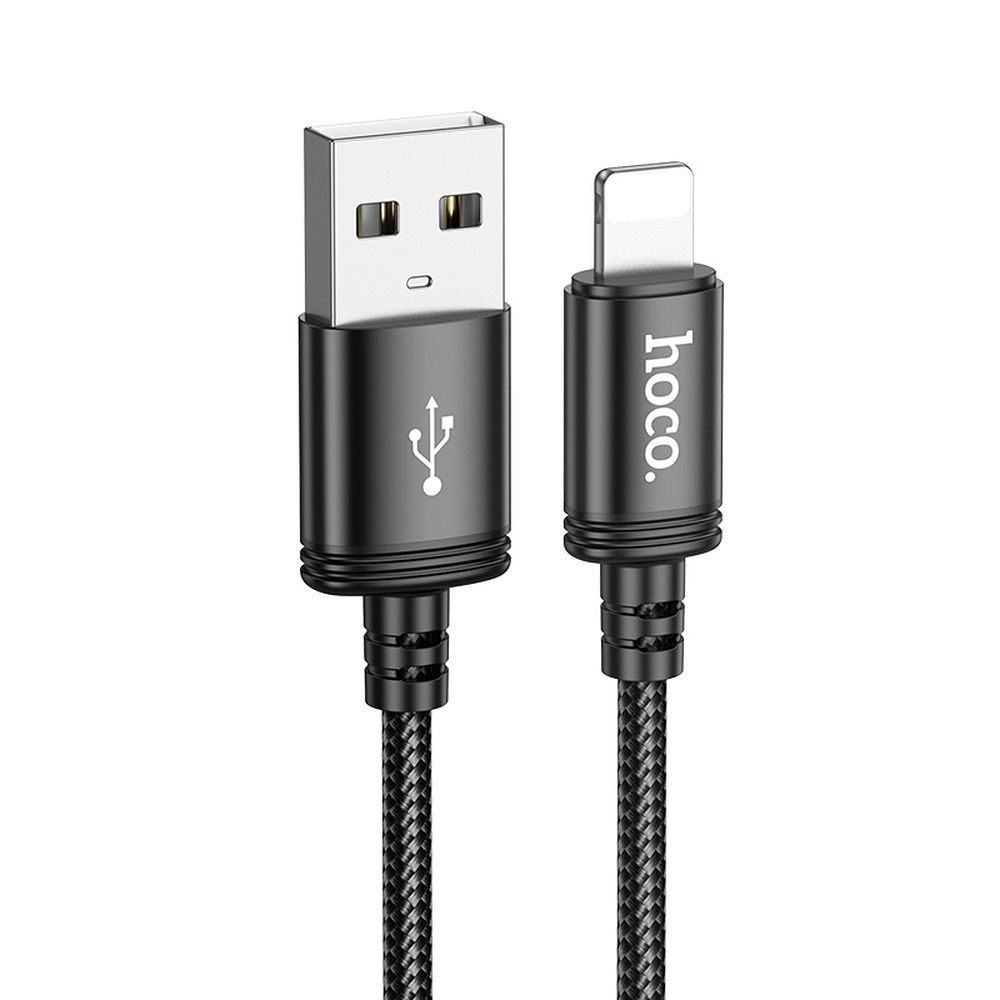 Hoco USB-A to Lightning cable 2m Black Hoco USB-A to Lightning cable 2m Black