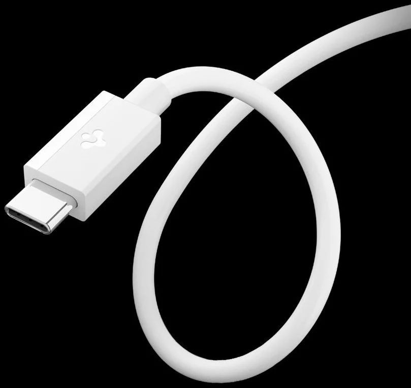 Spigen Essential USB-C to USB C-60W Cable 1m White