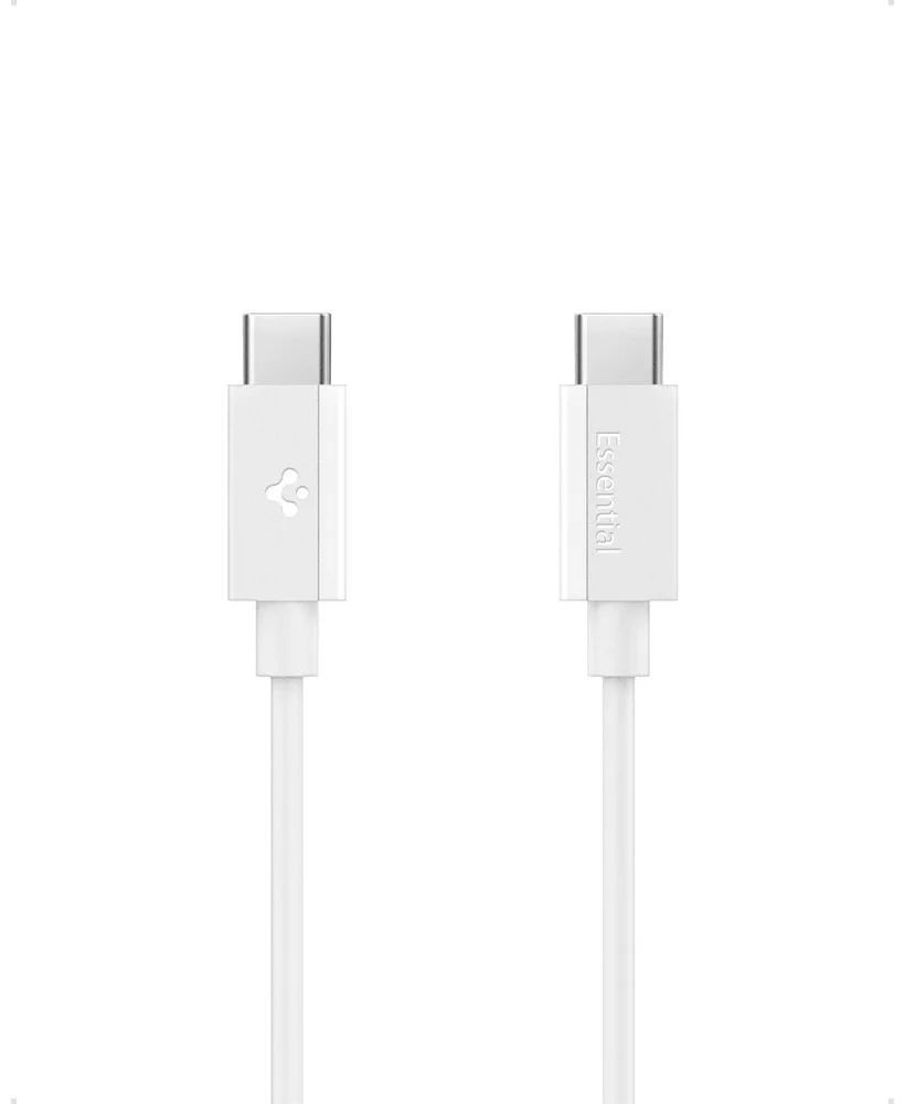 Spigen Essential USB-C to USB C-60W Cable 1m White