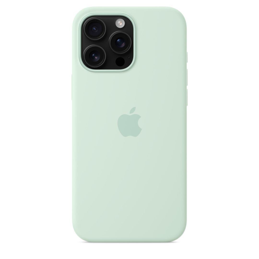 Apple iPhone 16 Pro Max Silicone Case with MagSafe Aquamarine (Seasonal)