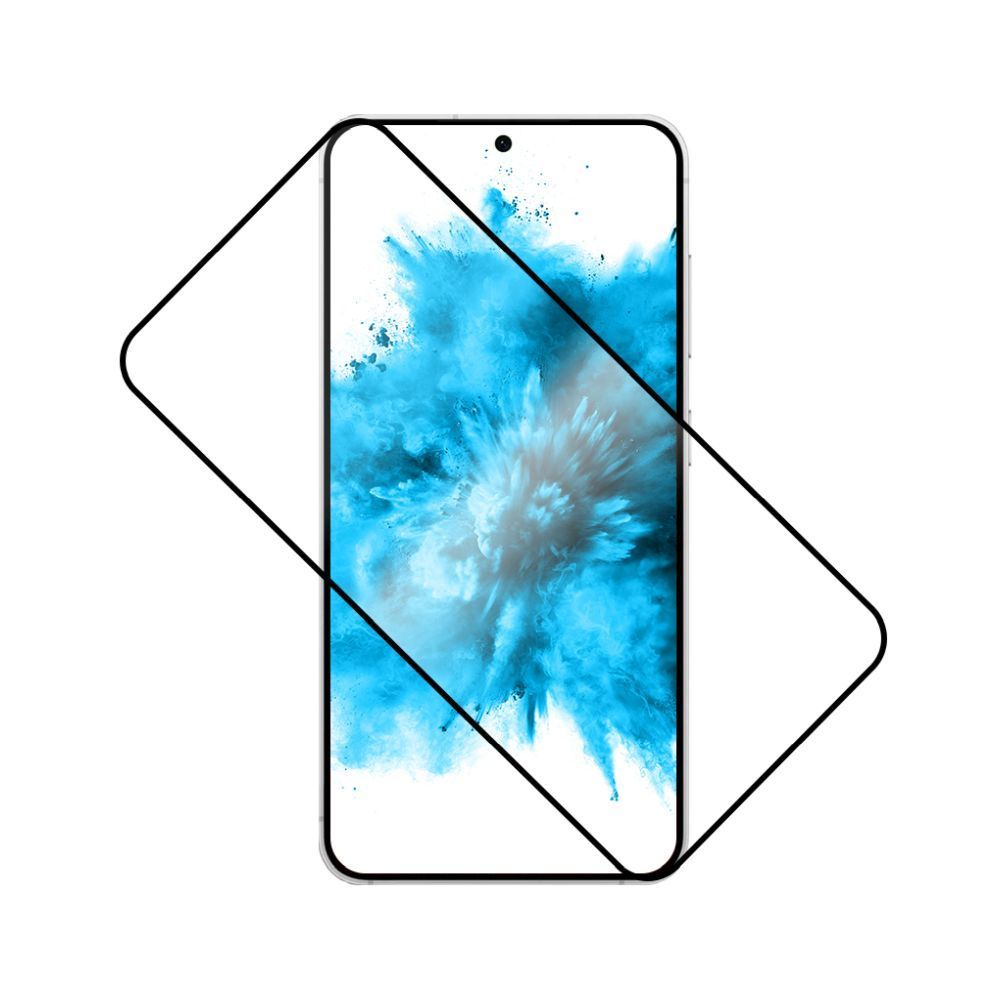 FIXED teljes képernyőt védő 2,5D edzett üveg Samsung Galaxy S25+ készülékhez, fekete