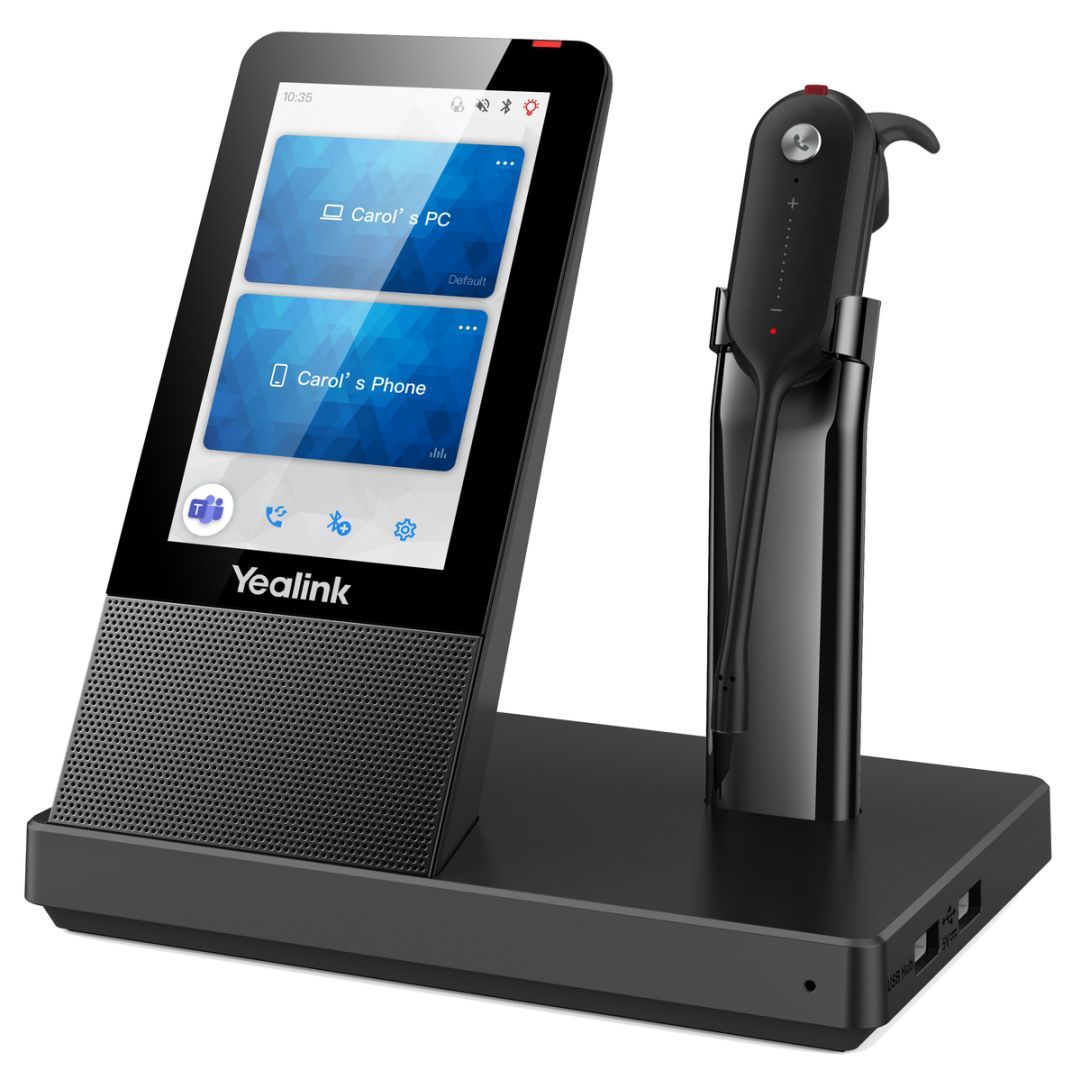 Yealink WH67 UC Workstation Headset Black