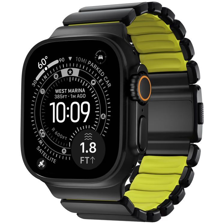 Nomad Stratos Band for FKM AW 45/46/49mm Black Titanium Nomad Stratos Band for FKM AW 45/46/49mm Black Titanium