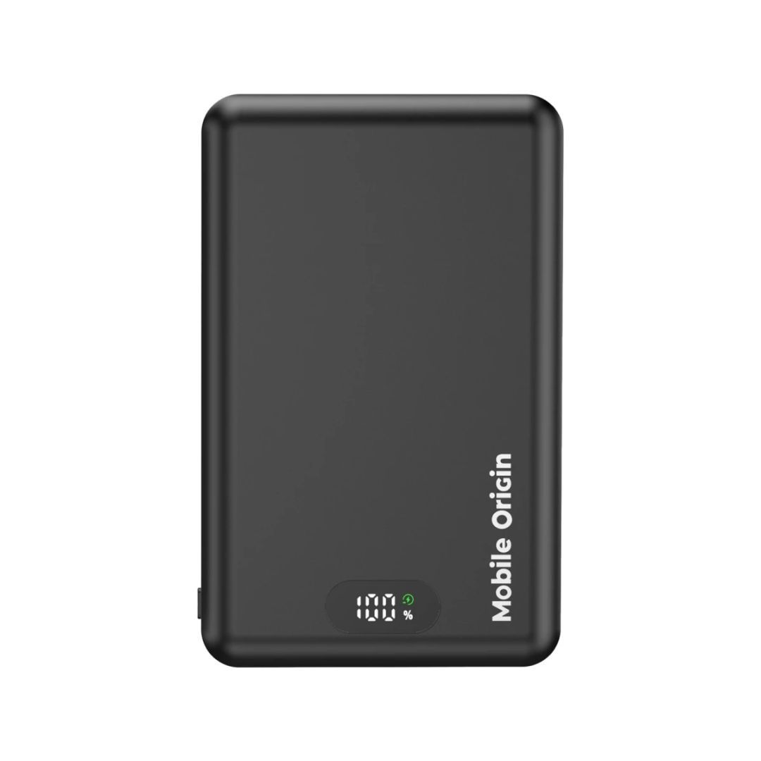 Mobile Origin Wireless Metal Slim 10000mAh PowerBank Black Mobile Origin Wireless Metal Slim 10000mAh PowerBank Black