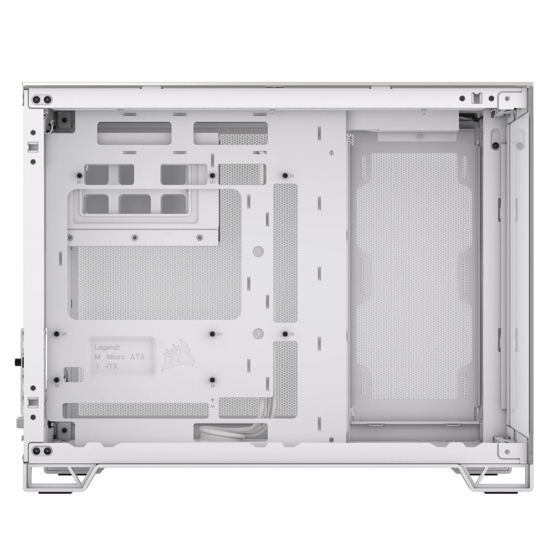 Corsair 2500X Tempered Glass White/Satin Gray Alloy Corsair 2500X Tempered Glass White/Satin Gray Alloy