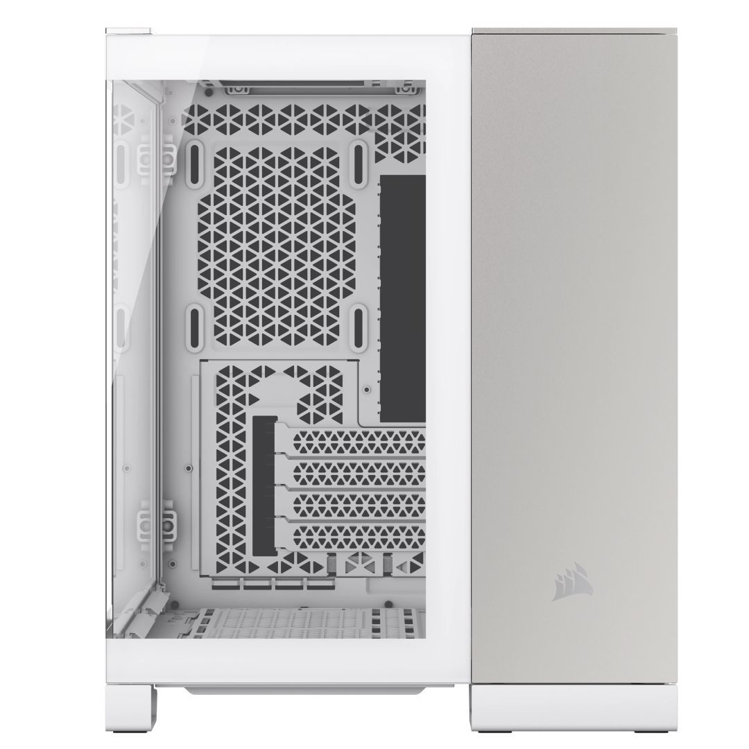 Corsair 2500X Tempered Glass White/Satin Gray Alloy Corsair 2500X Tempered Glass White/Satin Gray Alloy
