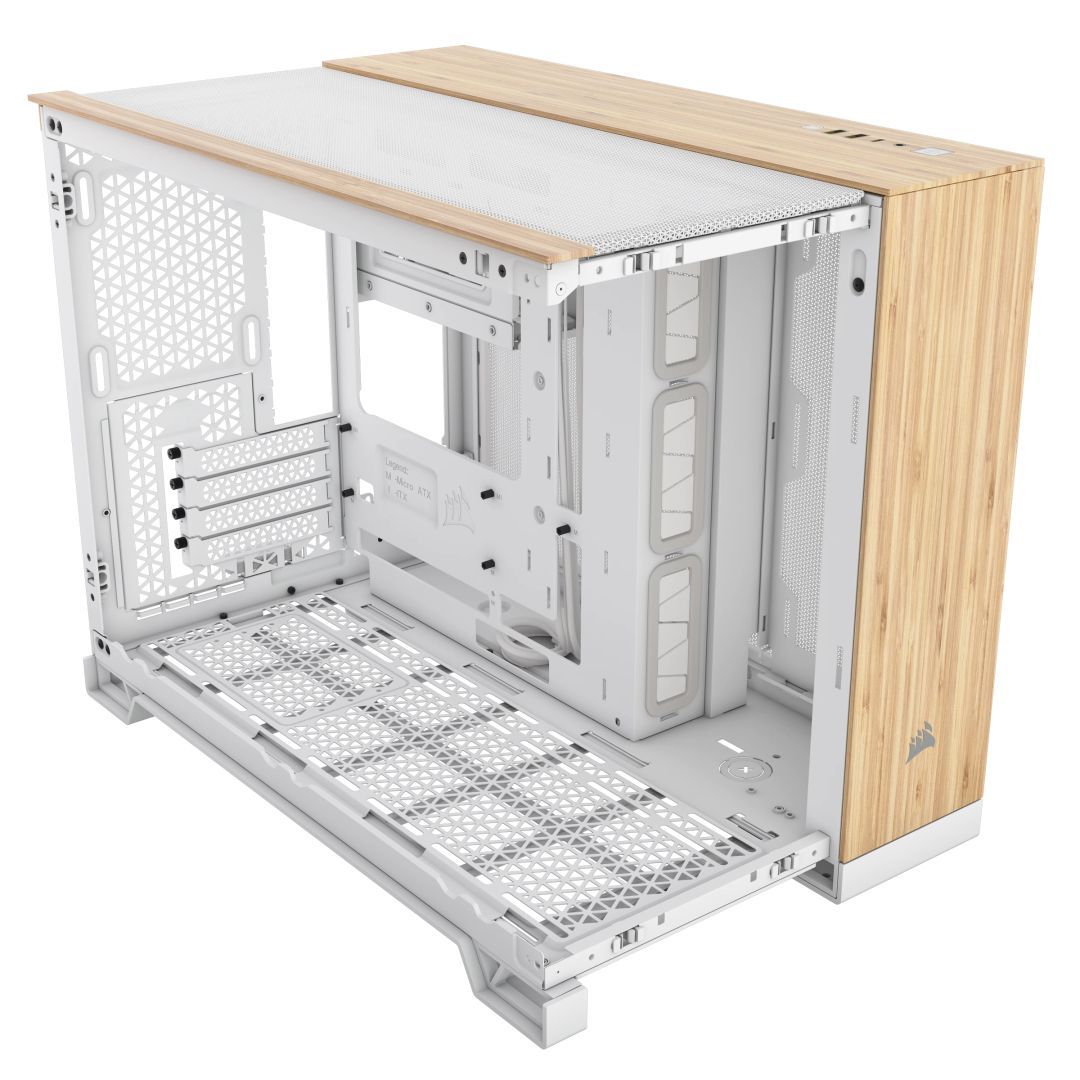 Corsair 2500X Tempered Glass White/Bamboo Corsair 2500X Tempered Glass White/Bamboo