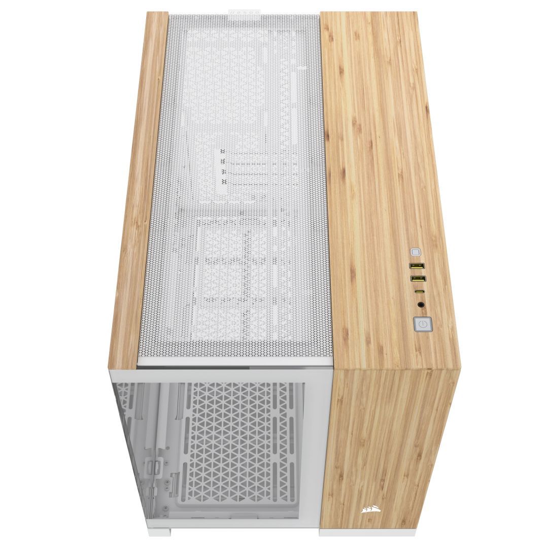 Corsair 2500X Tempered Glass White/Bamboo Corsair 2500X Tempered Glass White/Bamboo